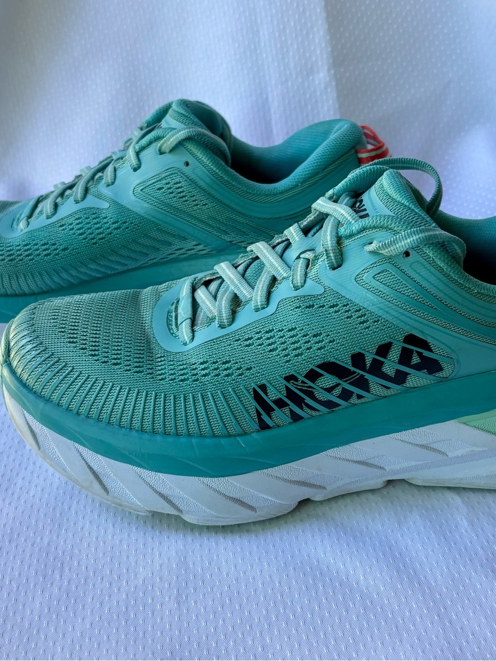 Hoka Women's Teal/Cyan Athletic Running Shoes